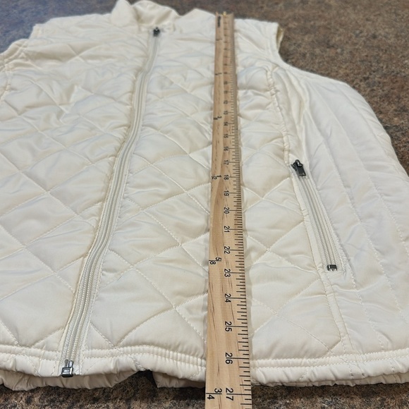 Relativity Outerwear Lightweight Vest White Womens Size 2X Full Zipper Closure - Picture 9 of 11